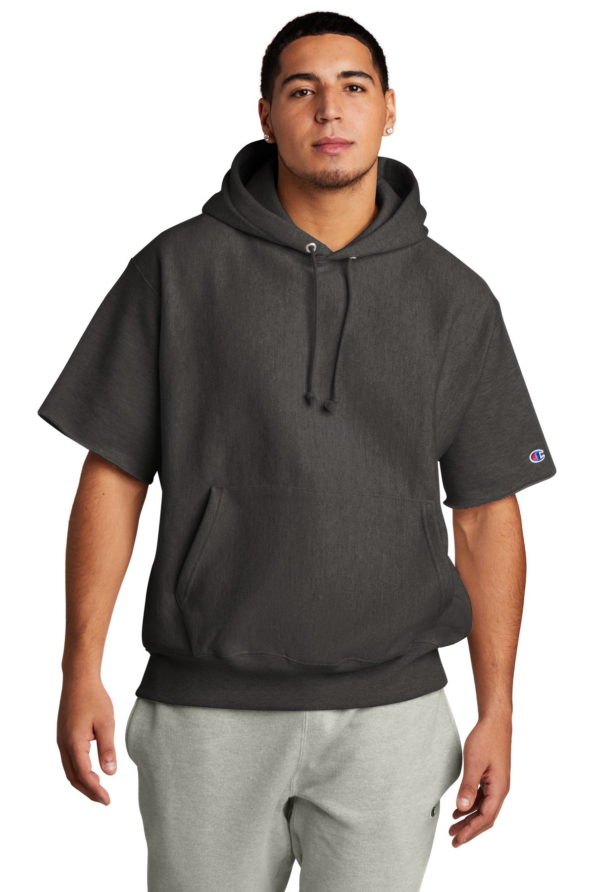 Champion ?  Reverse Weave ?  Short Sleeve Hooded Sweatshirt S101SS
