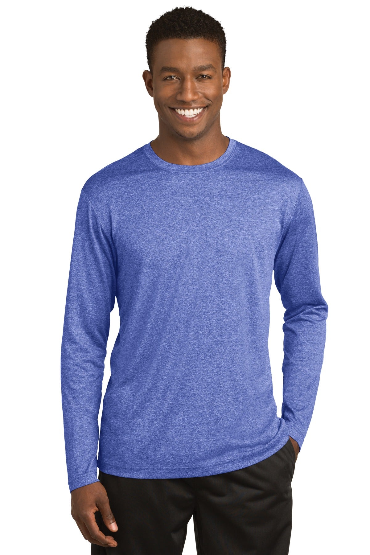 Sport-Tek® Long Sleeve Heather Contender™ Tee. ST360LS