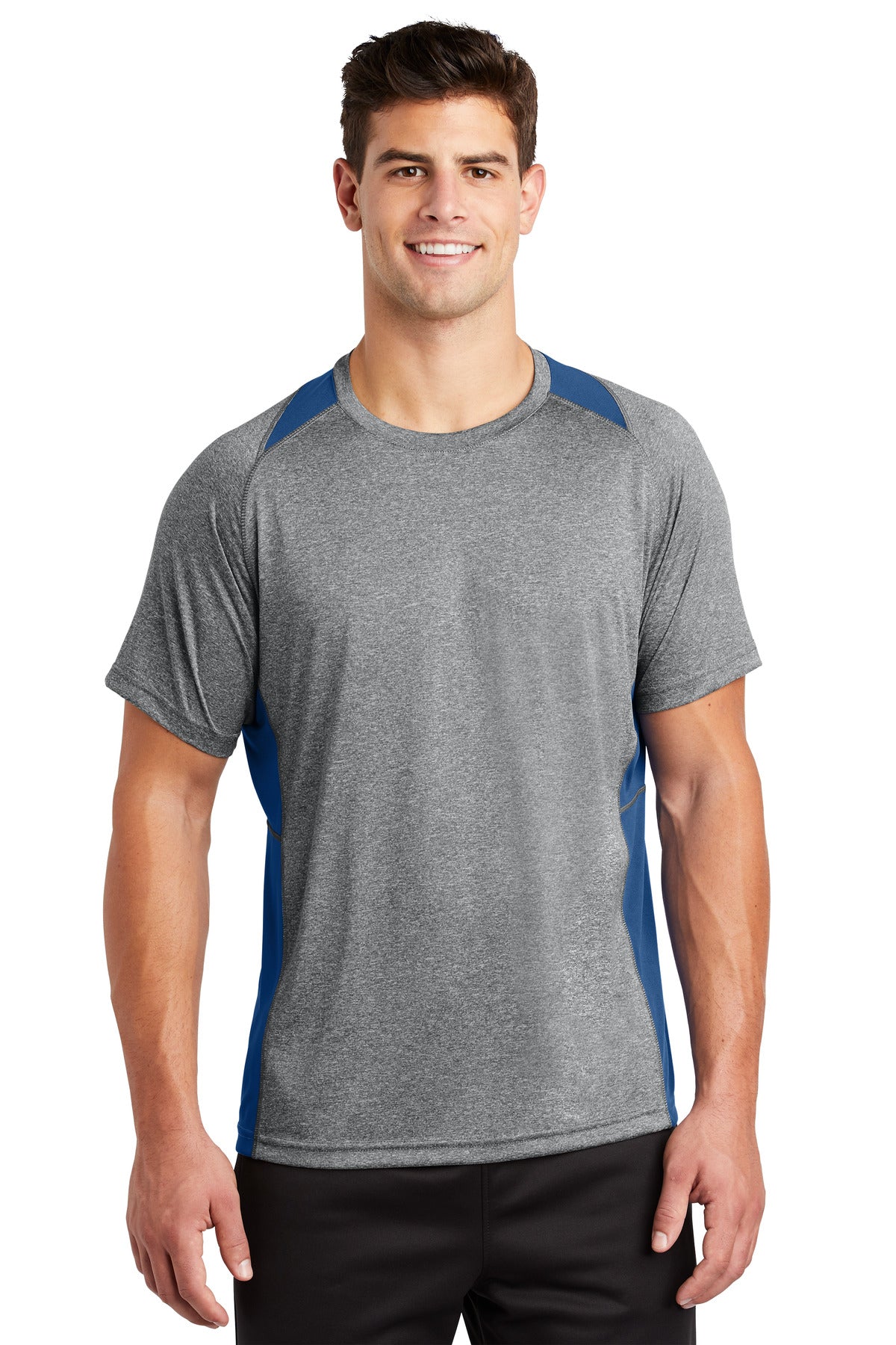 Sport-Tek? Heather Colorblock Contender? Tee. ST361