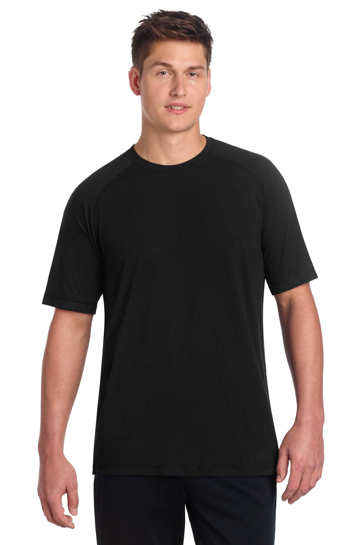 Sport-Tek ® PosiCharge ® Tri-Blend Wicking Raglan Tee. ST400