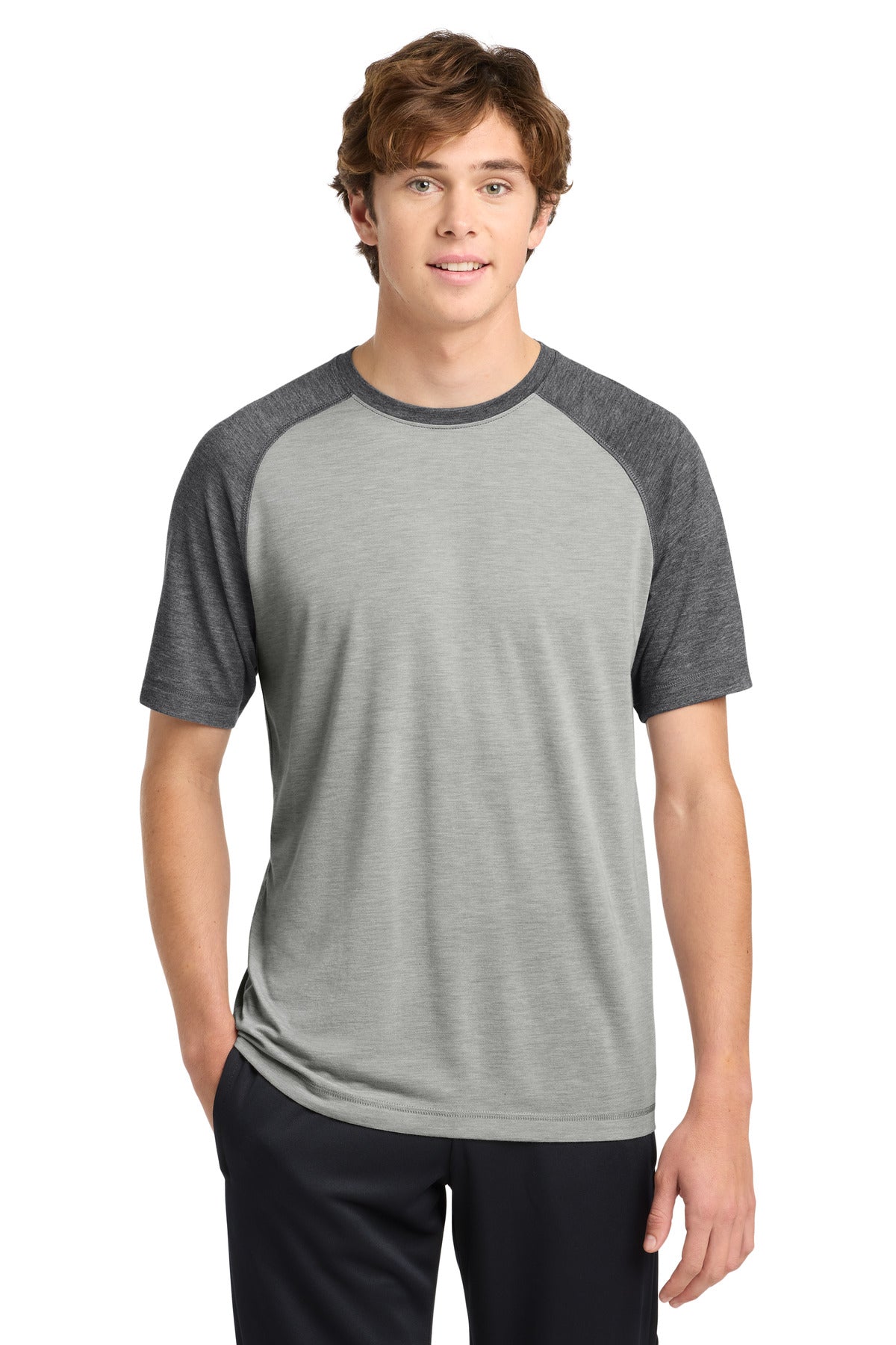 Sport-Tek ® PosiCharge ® Tri-Blend Wicking Raglan Tee. ST400