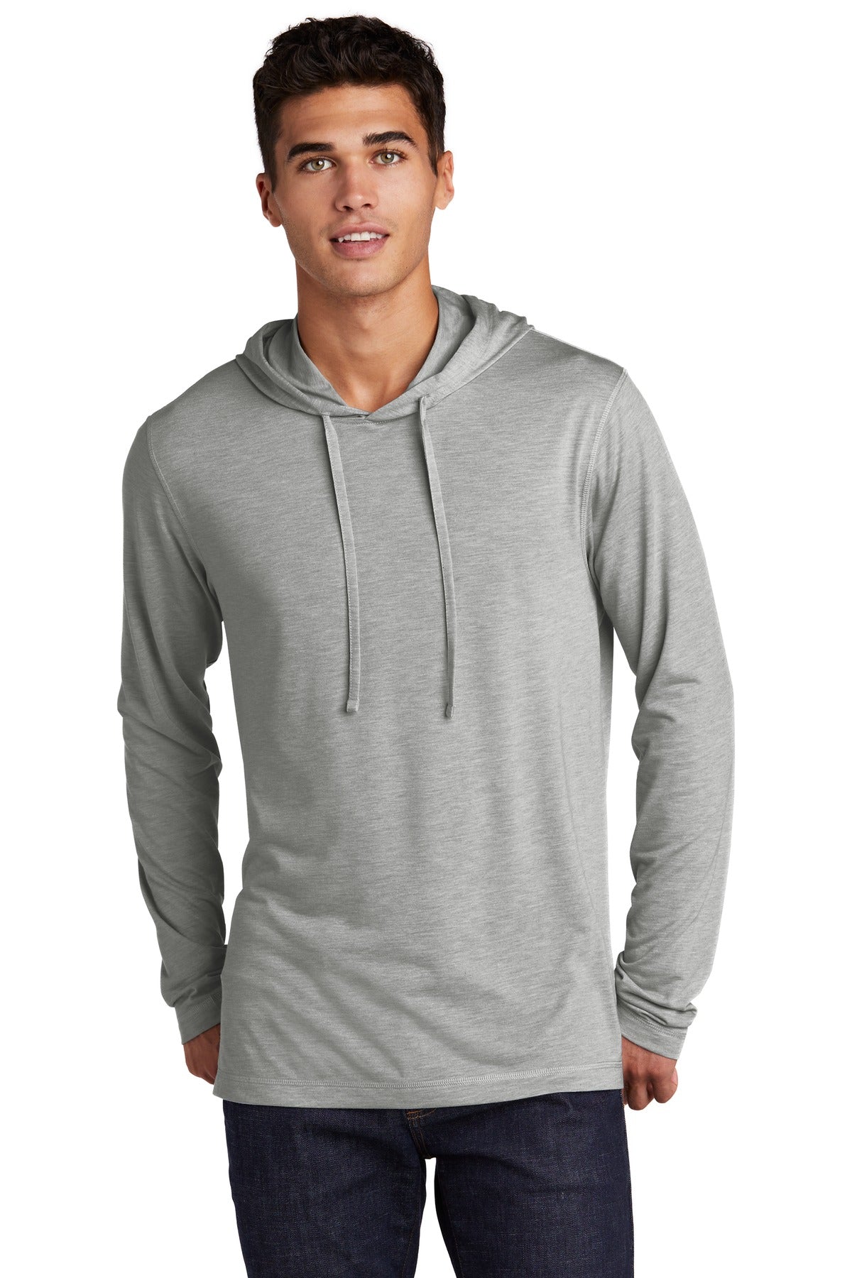 Sport-Tek ® PosiCharge ® Tri-Blend Wicking Long Sleeve Hoodie ST406