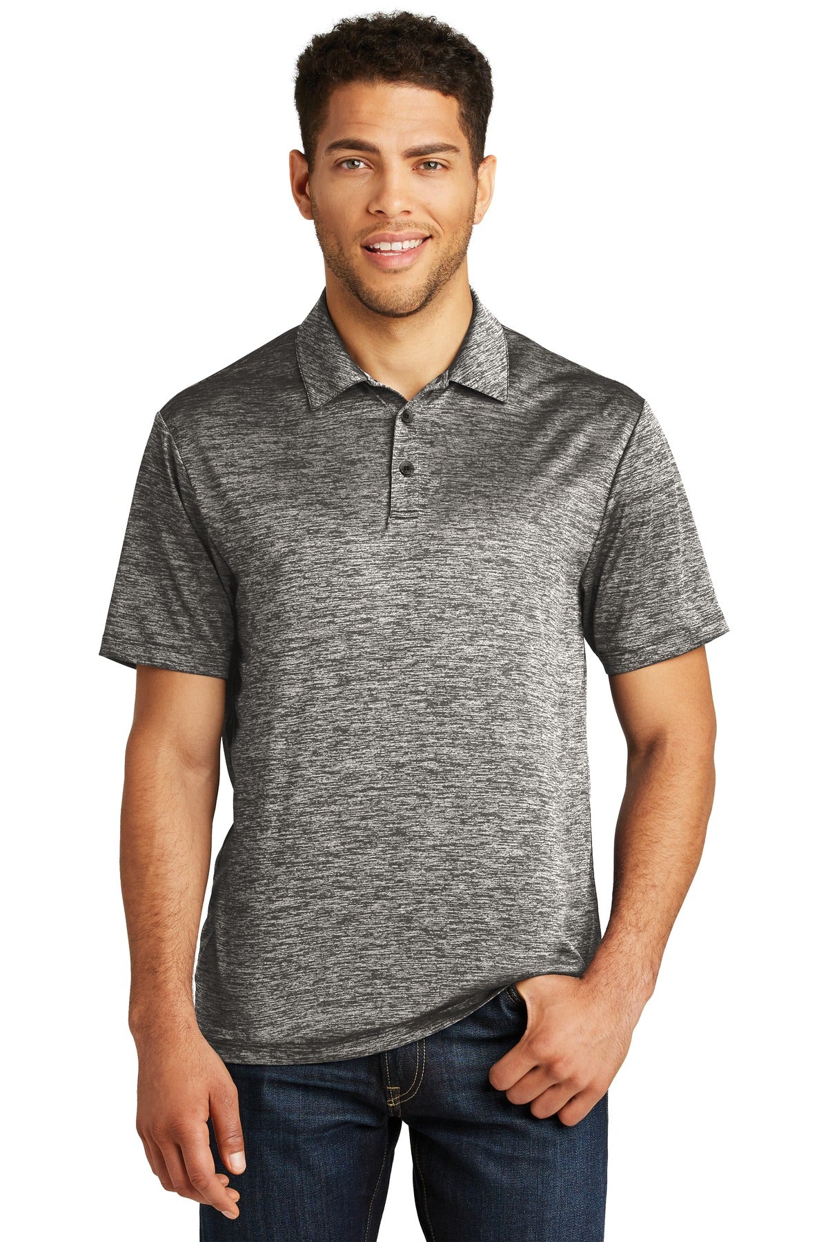 Sport-Tek ® PosiCharge ® Electric Heather Polo. ST590