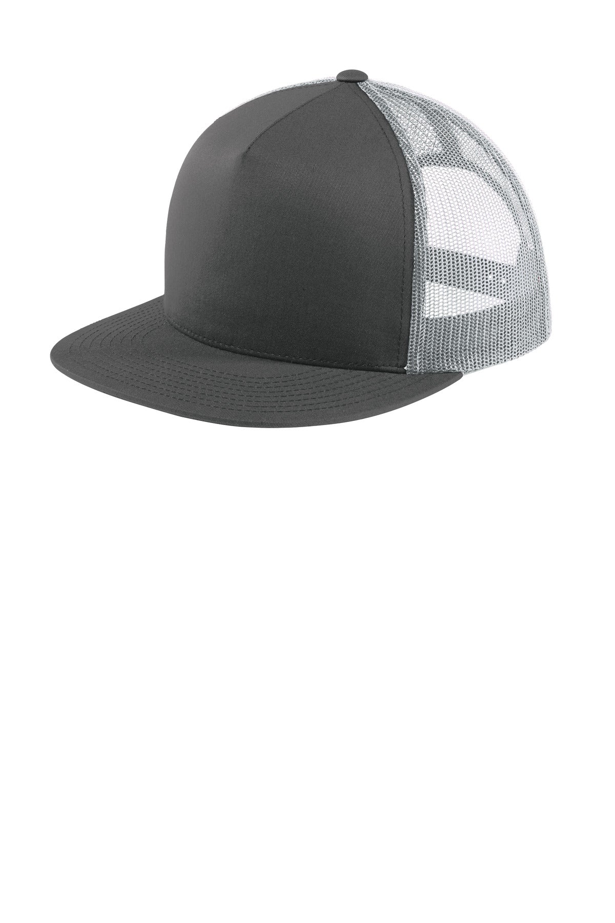 Sport-Tek® YP Classics ® 5-Panel Classic Trucker Mesh Back Cap. STC38