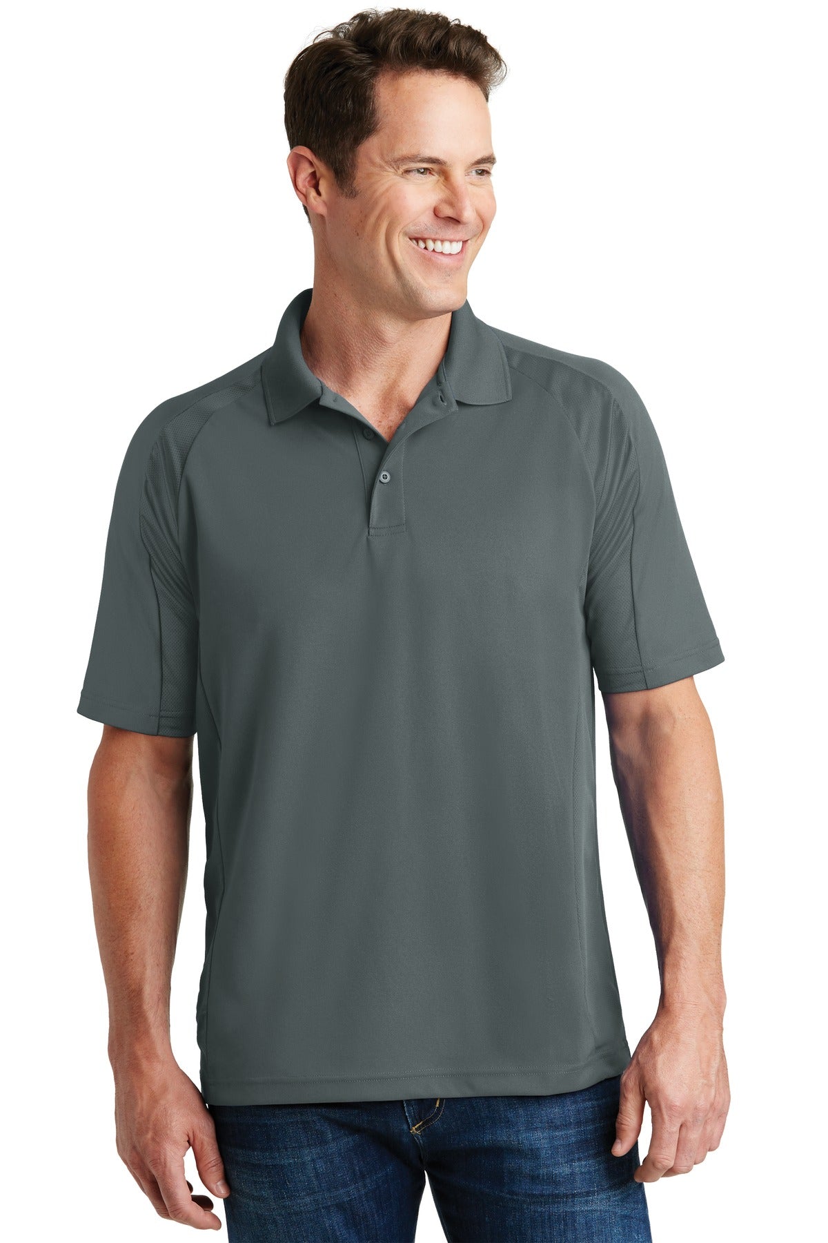 Sport-Tek® Dri-Mesh® Pro Polo. T474