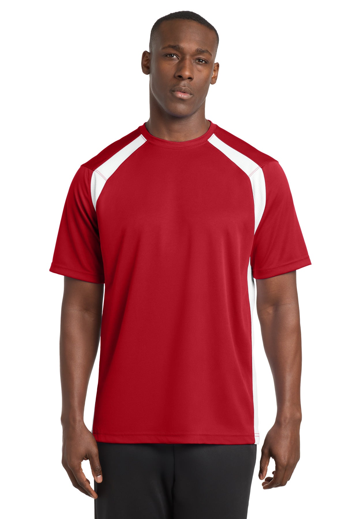 Sport-Tek® Dry Zone® Colorblock Crew. T478