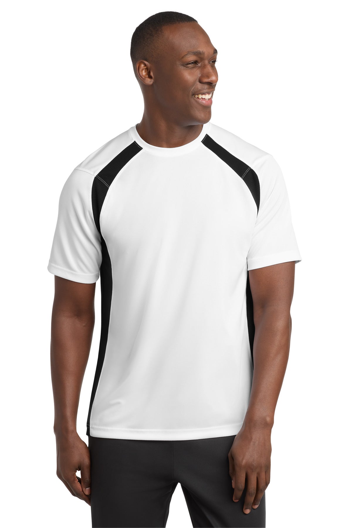 Sport-Tek® Dry Zone® Colorblock Crew. T478
