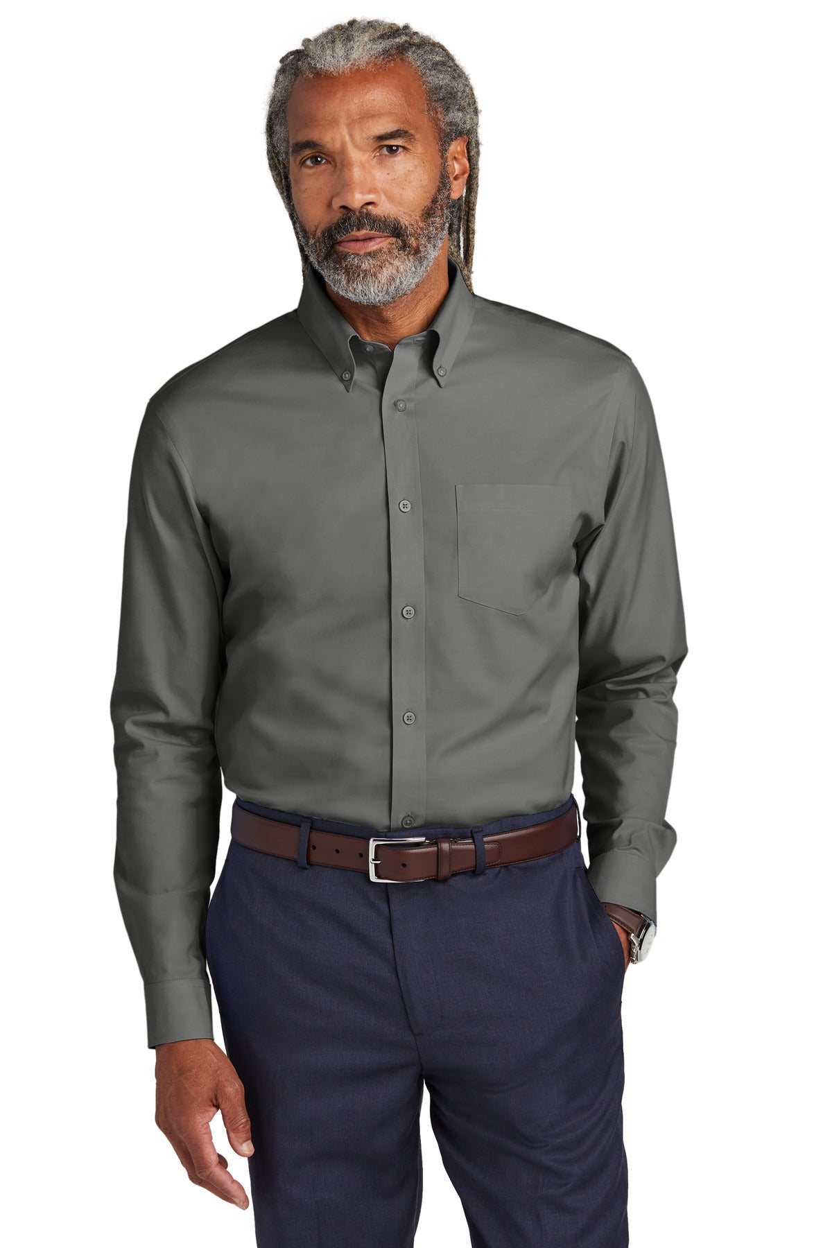 Brooks Brothers® Tall Wrinkle-Free Stretch Pinpoint Shirt TBB18000