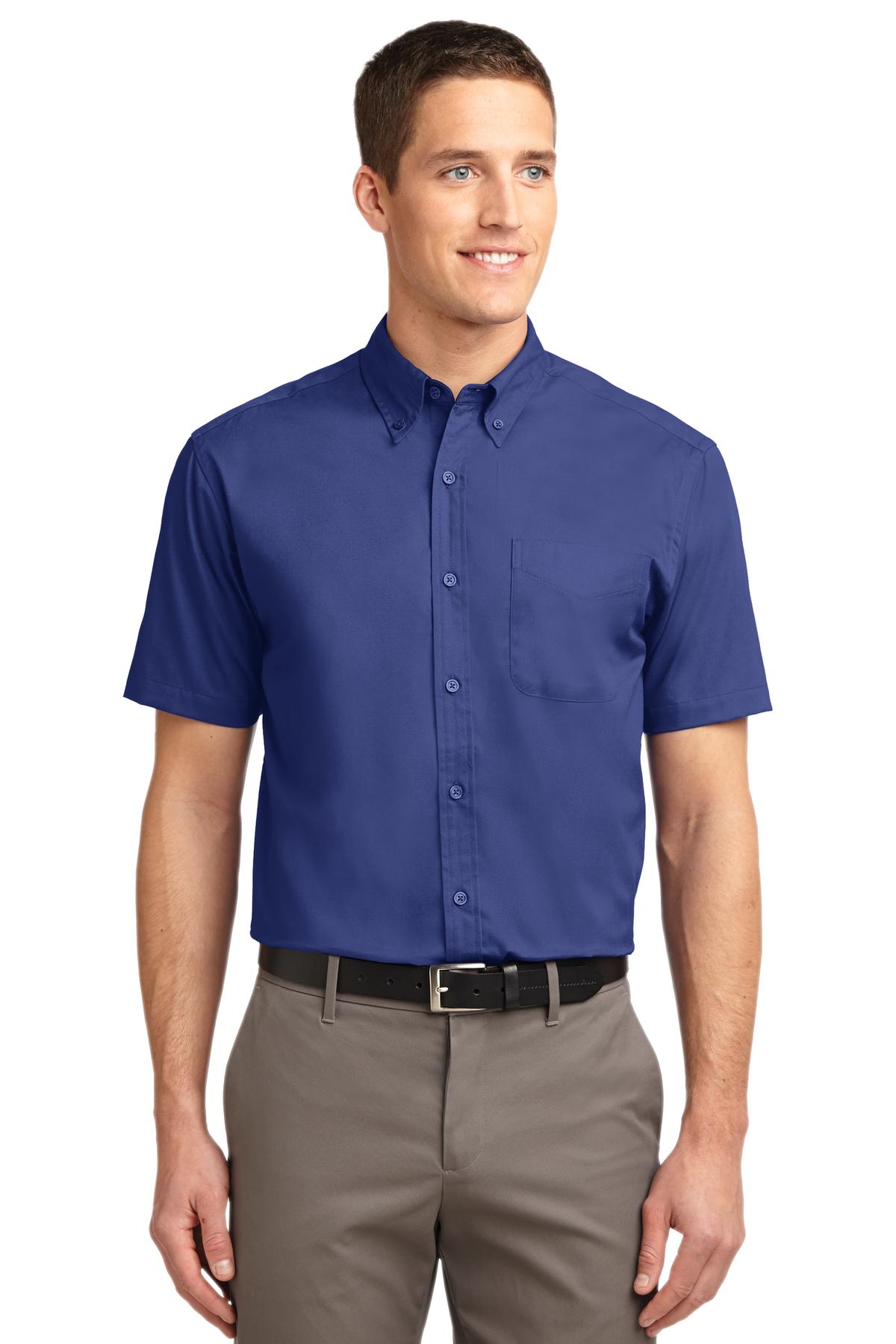 Port Authority® Tall Short Sleeve Easy Care Shirt. TLS508