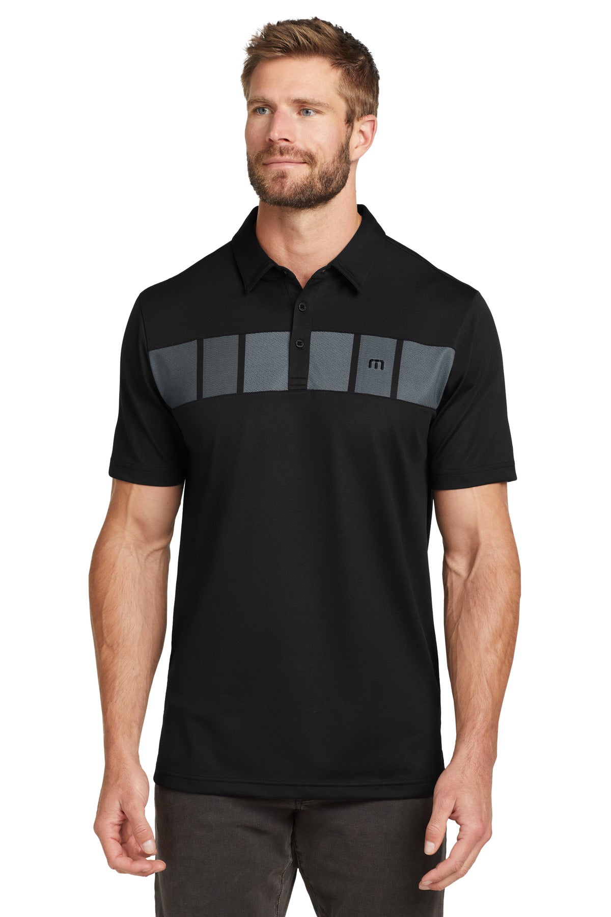 TravisMathew Cabana Chest Stripe Polo. TM1MU416