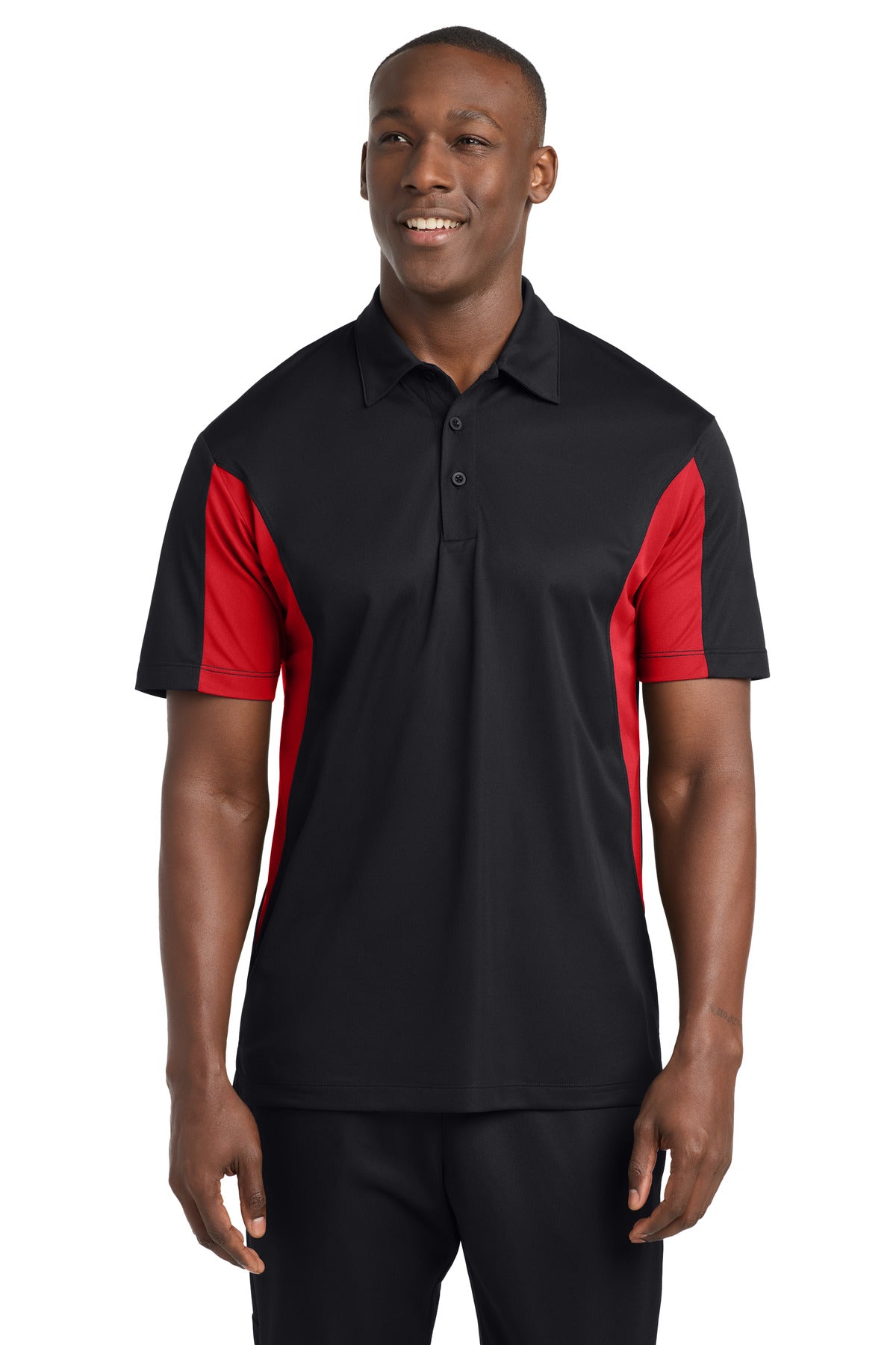 Sport-Tek® Tall Side Blocked Micropique Sport-Wick® Polo. TST655