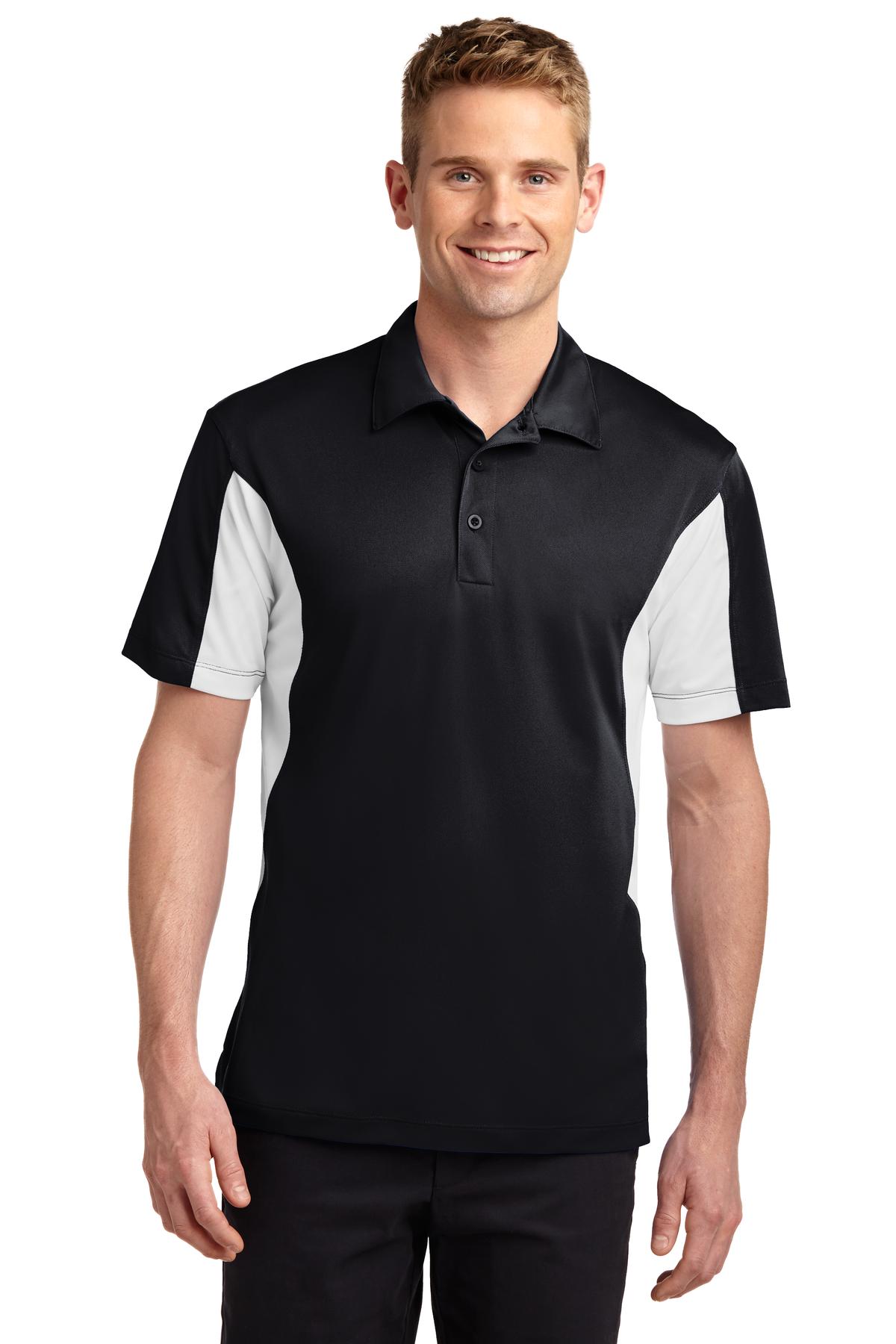 Sport-Tek® Tall Side Blocked Micropique Sport-Wick® Polo. TST655