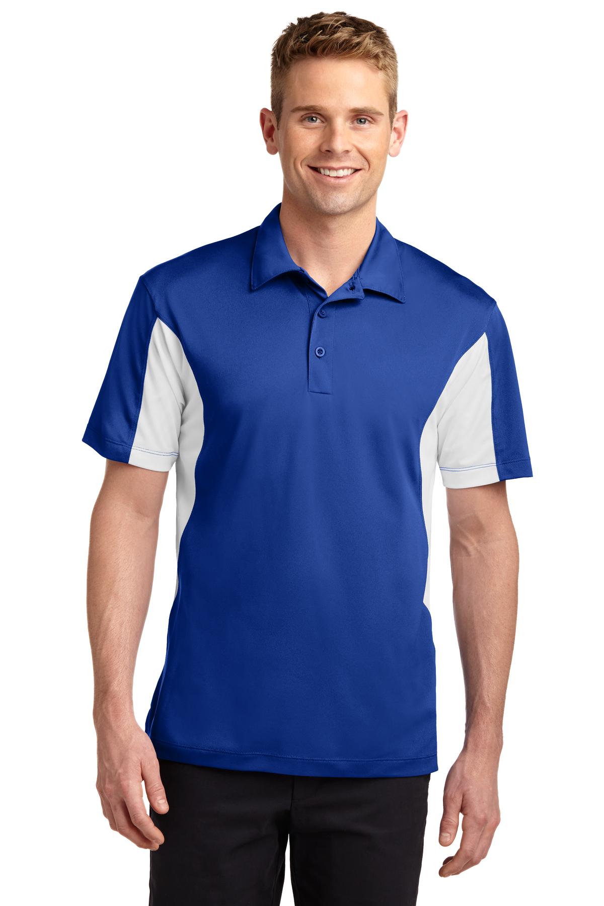 Sport-Tek® Tall Side Blocked Micropique Sport-Wick® Polo. TST655