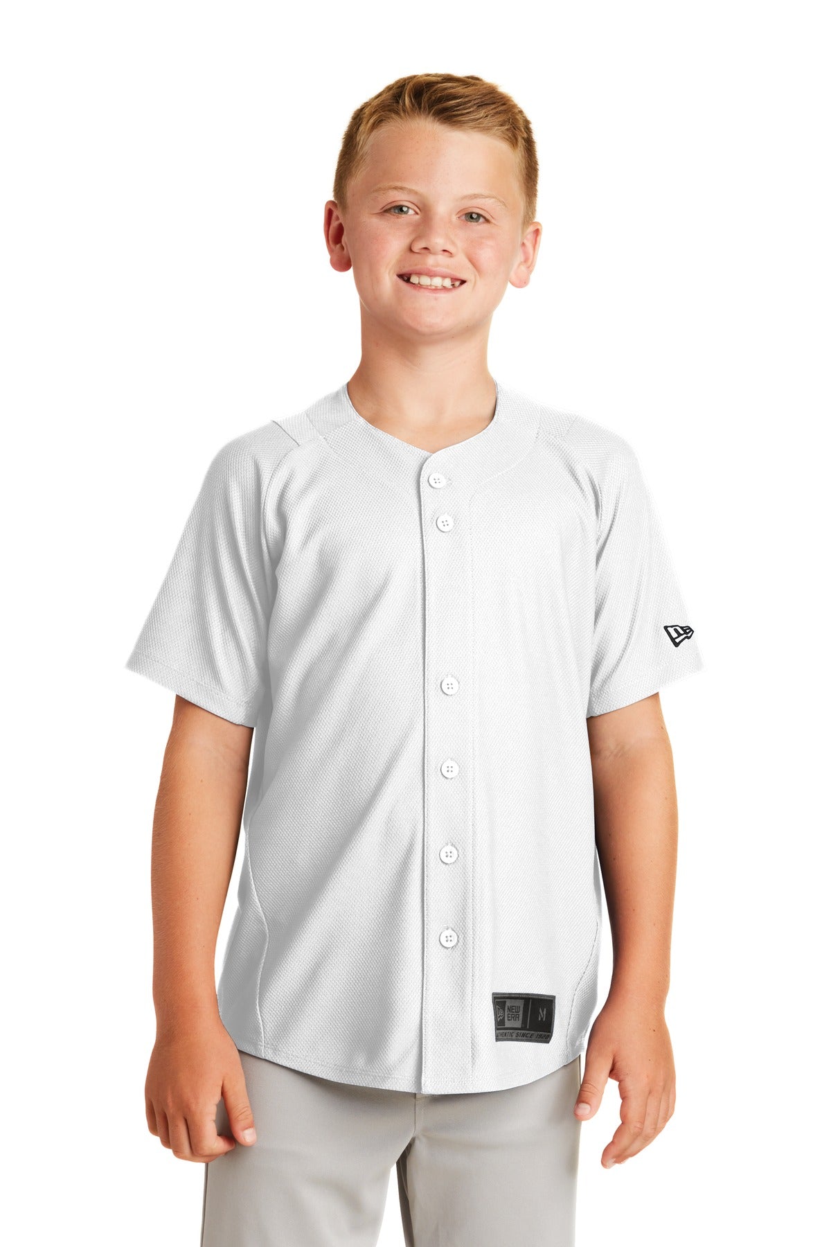 New Era ® Youth Diamond Era Full-Button Jersey. YNEA220