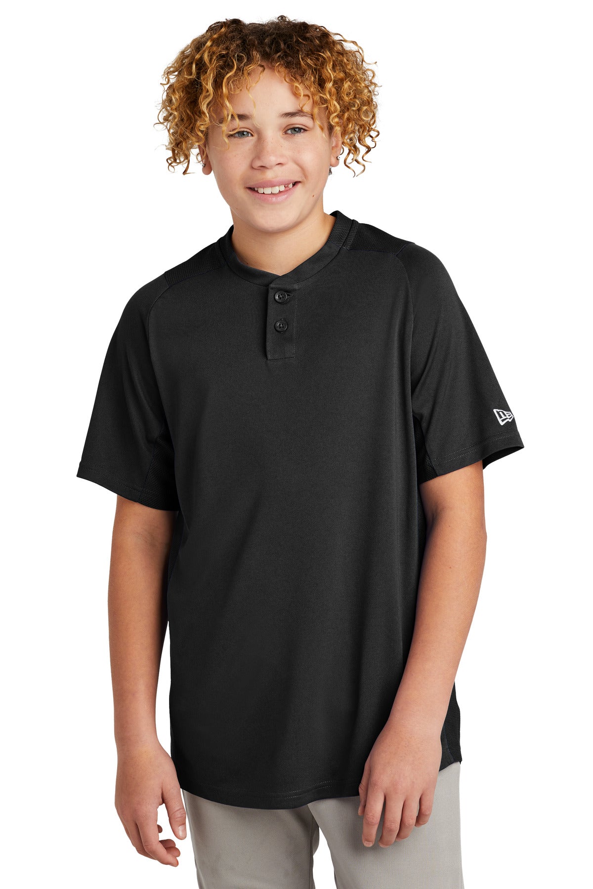 New Era ® Youth Diamond Era 2-Button Jersey. YNEA221