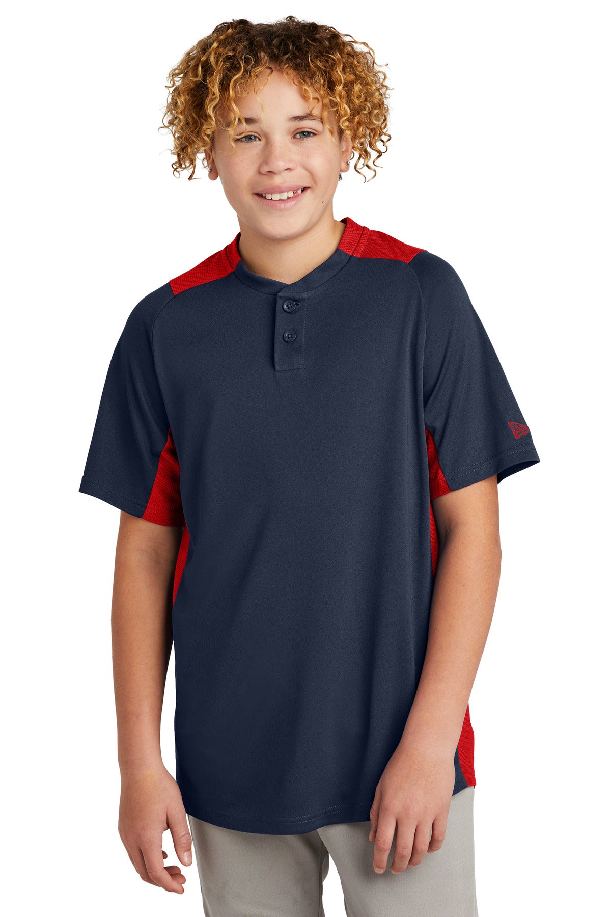 New Era ® Youth Diamond Era 2-Button Jersey. YNEA221