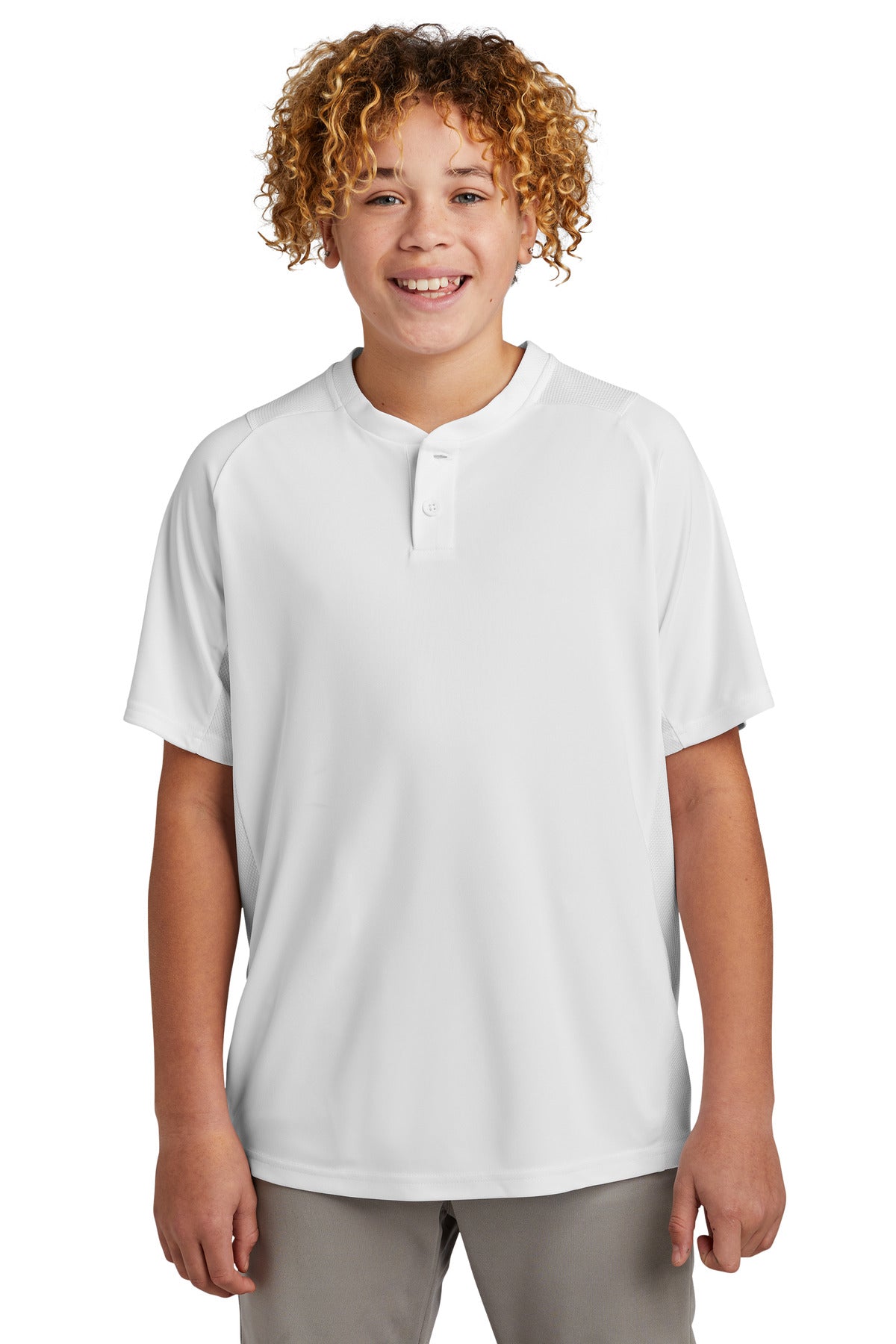 New Era ® Youth Diamond Era 2-Button Jersey. YNEA221