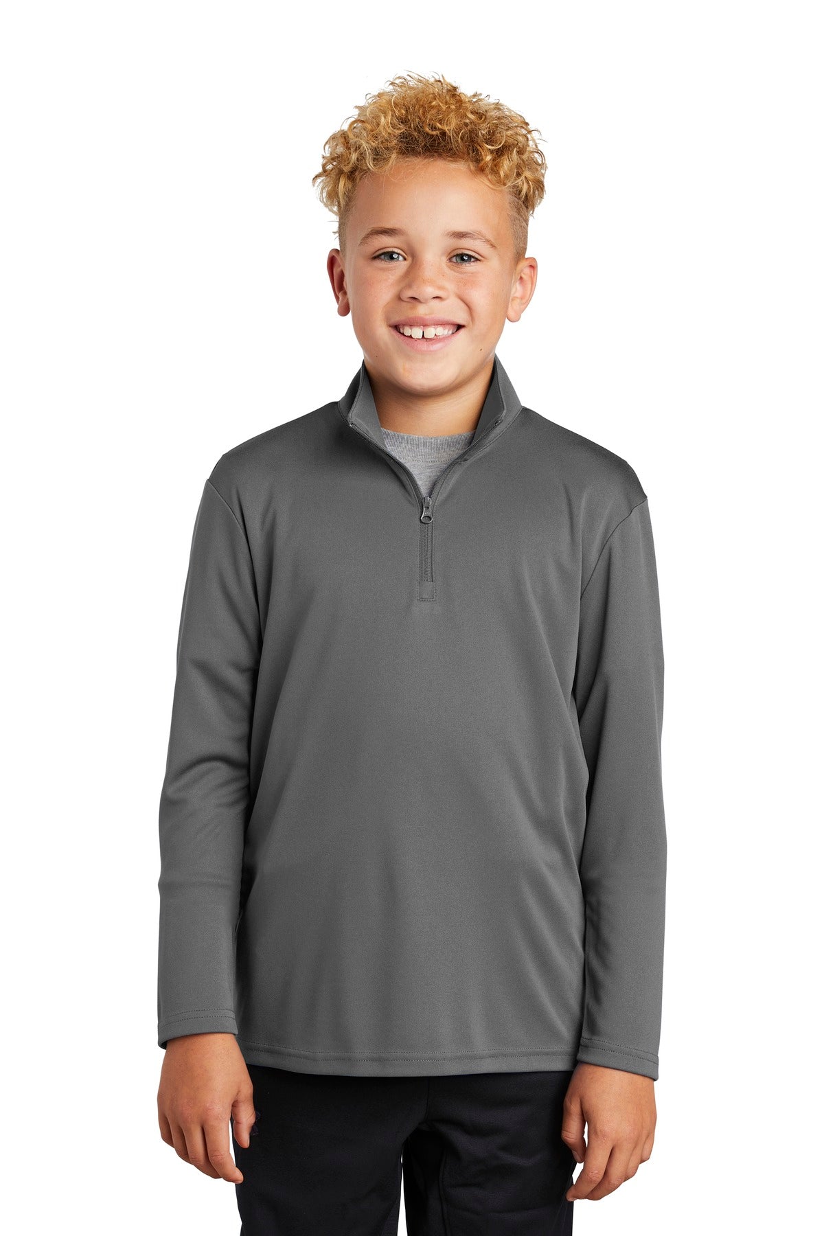 Sport-Tek ® Youth PosiCharge ® Competitor ™ 1/4-Zip Pullover. YST357