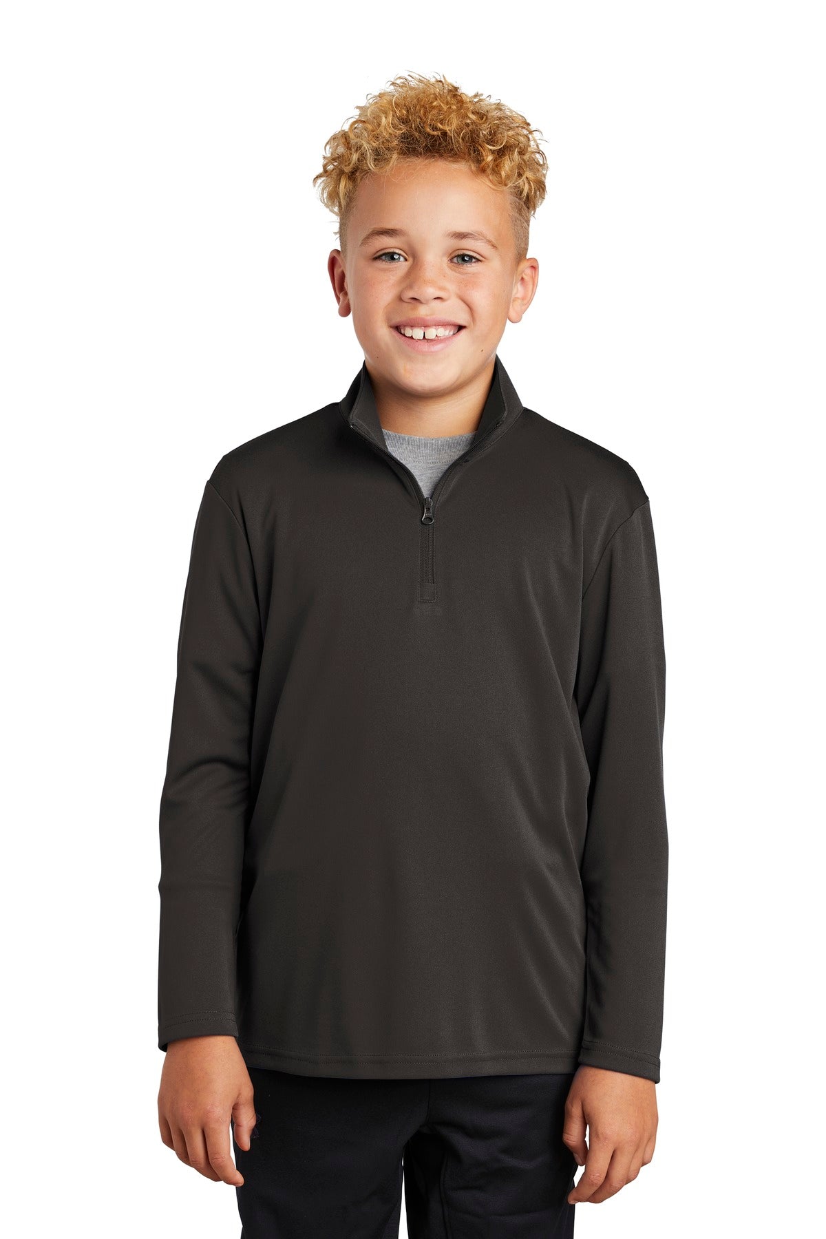 Sport-Tek ® Youth PosiCharge ® Competitor ™ 1/4-Zip Pullover. YST357