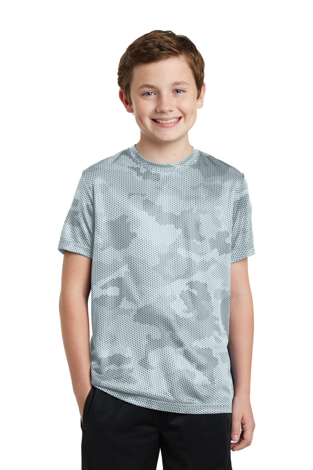 Sport-Tek® Youth CamoHex Tee. YST370