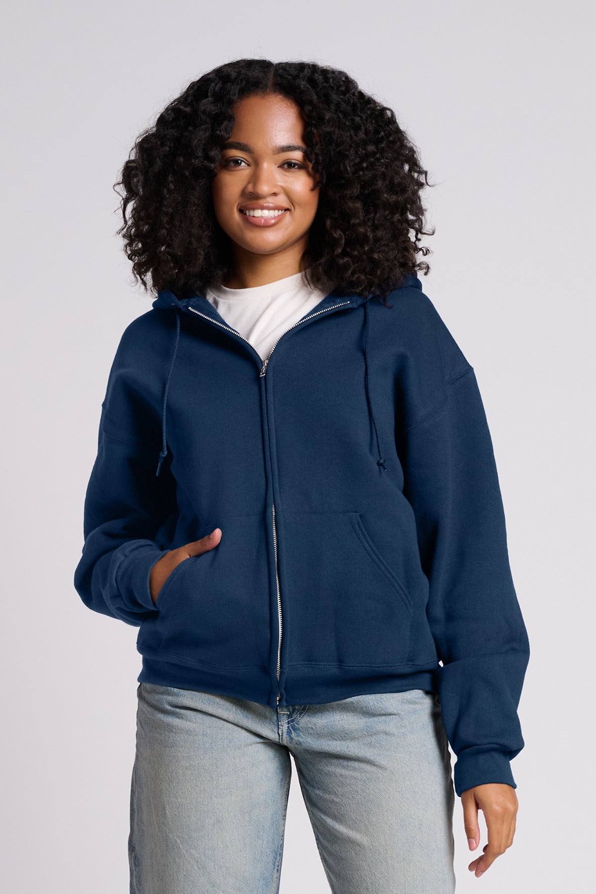 Jerzees Rugged? Unisex Full-Zip Hooded Sweatshirt Z12M