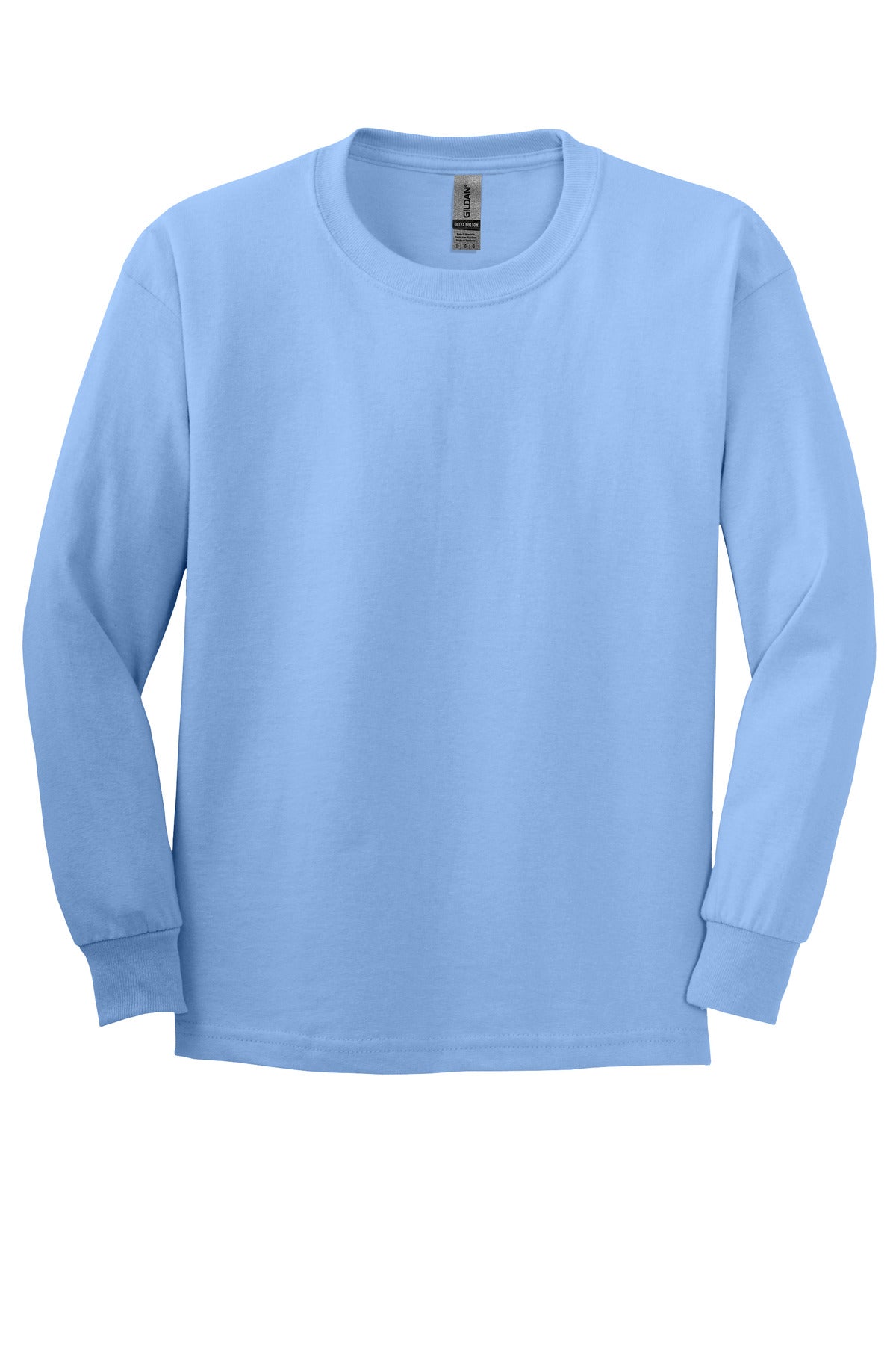 Gildan® - Youth Ultra Cotton® 100% US Cotton Long Sleeve T-Shirt.  2400B
