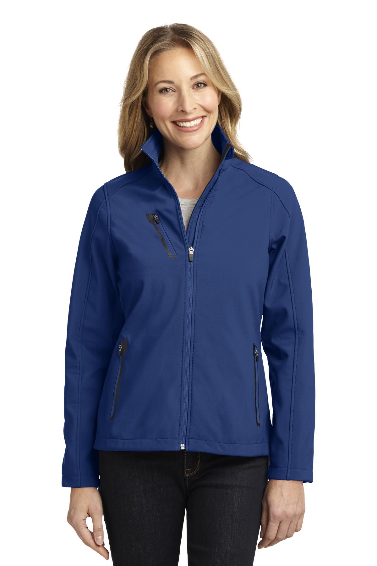 Port Authority® Ladies Welded Soft Shell Jacket. L324