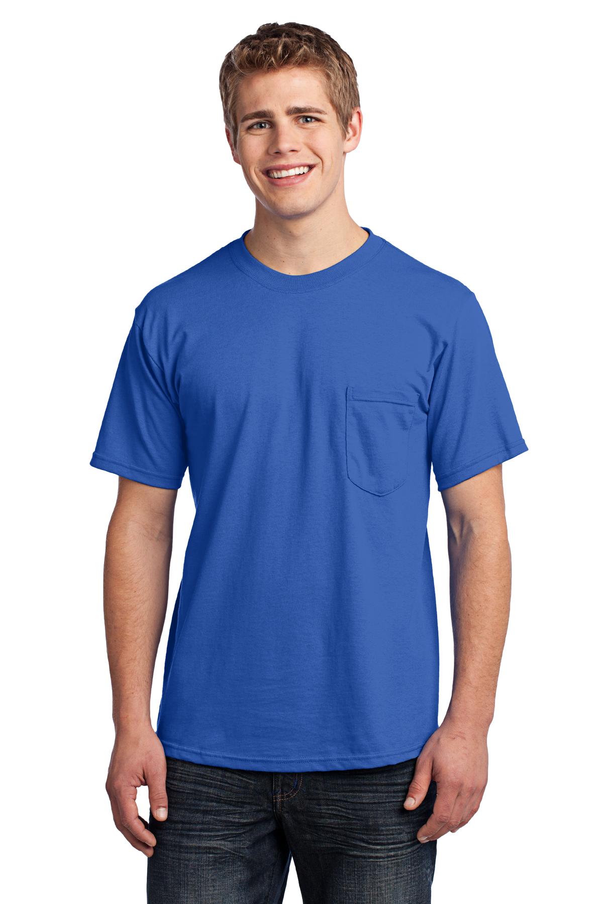 Port & Company® - All-American Pocket Tee. USA100P